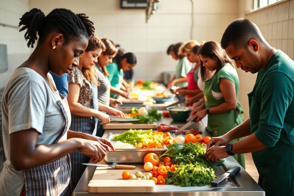 A community cooking space